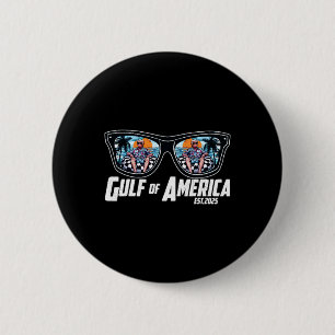 Badge Rond 5 Cm Trump Golfe des États-Unis Est 2025 Trump