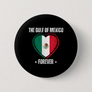 Badge Rond 5 Cm Trump Golfe Du Mexique, Un Parti Libéral Anti-Trum