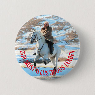 Badge Rond 5 Cm Trump Jong-un