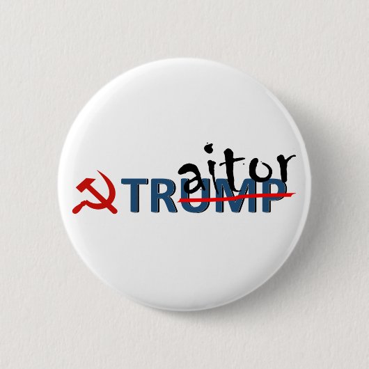 Badge Rond 5 Cm Trump le Pin de traître (Devant)