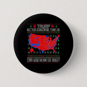 Badge Rond 5 Cm Trump Meilleure Couverture Que 5g Pouvez-Vous Nous