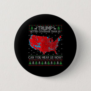 Badge Rond 5 Cm Trump Meilleure Couverture Que 5g Pouvez-Vous Nous