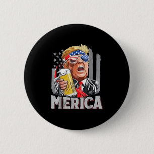Badge Rond 5 Cm Trump Merica Rendre 4 juillet grand à nouveau les