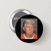Badge Rond 5 Cm Trump Mugshot (Devant & derrière)