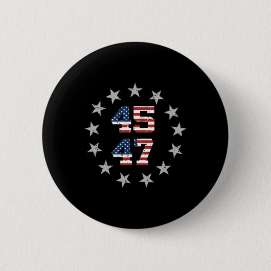 Badge Rond 5 Cm Trump Noël (Devant)