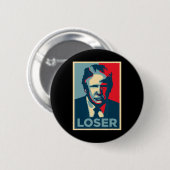 Badge Rond 5 Cm Trump Obama espère perdre l'affiche (Devant & derrière)