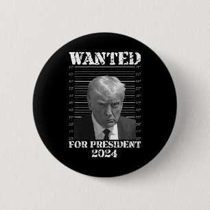Badge Rond 5 Cm Trump Pas Coupable Mug Tiré Recherché 2024 Pour Le