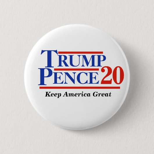 BADGE ROND 5 CM TRUMP PENCE 2020 (Devant)