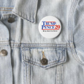 BADGE ROND 5 CM TRUMP PENCE 2020 (En situation)