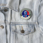 Badge Rond 5 Cm Trump pour le président 2024 (En situation)