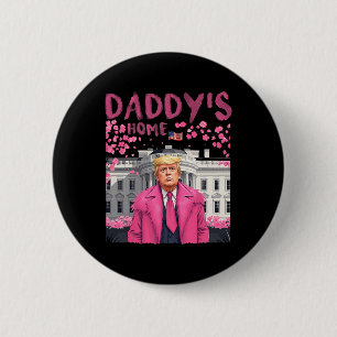 Badge Rond 5 Cm Trump Président de nouveau Daddy's Home Take Ameri