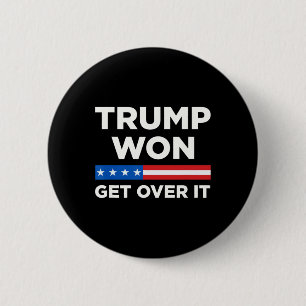 Badge Rond 5 Cm Trump remporte la victoire 2024 Donald Trump rempo