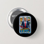 Badge Rond 5 Cm Trump Satire Survié Récession Box Set Action Fig (Devant & derrière)