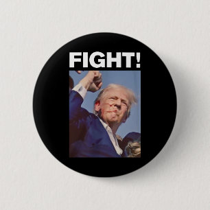 Badge Rond 5 Cm Trump Shot 2024