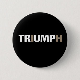Badge Rond 5 Cm Trump Triomphe 47e président des États-Unis