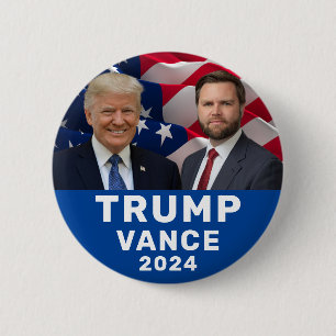 Badge Rond 5 Cm Trump Vance