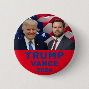 Badge Rond 5 Cm Trump Vance