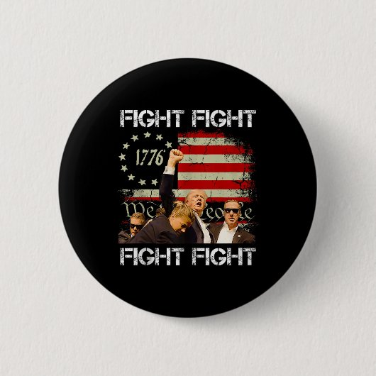 Badge Rond 5 Cm Trump Vance 2024 (Devant)