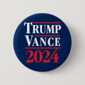 Badge Rond 5 Cm Trump Vance 2024 (Devant)