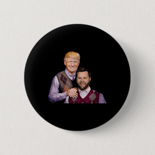 Badge Rond 5 Cm Trump Vance 2024 Brothers Funny Parody Trump J.d.