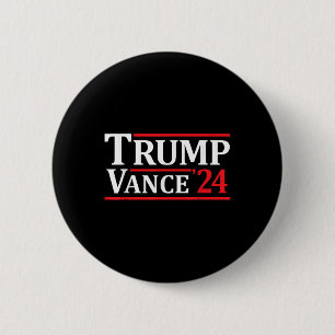 Badge Rond 5 Cm Trump Vance 24 Trump 2024