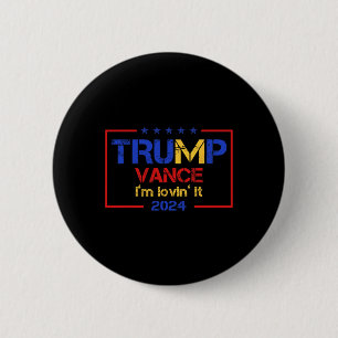 Badge Rond 5 Cm Trump Vance J'adore Ça 2025 Citation Drôle T