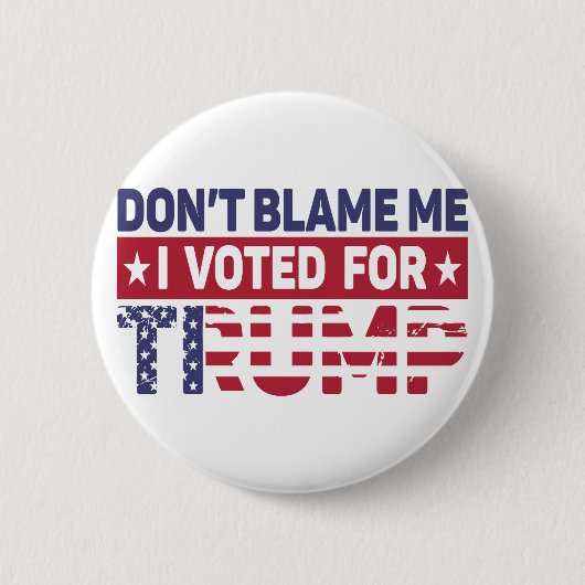 Badge Rond 5 Cm Trump Vote Trump 2024 (Devant)