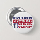 Badge Rond 5 Cm Trump Vote Trump 2024 (Devant & derrière)