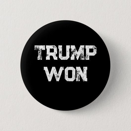 Badge Rond 5 Cm Trump Won (Devant)