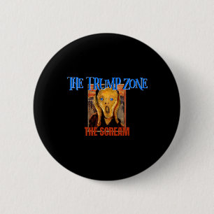 Badge Rond 5 Cm Trump Zone Est Une Drôle Parodie Et Satire Politiq