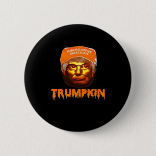 Badge Rond 5 Cm Trumpkin Rendre Halloween grand à nouveau Sloth