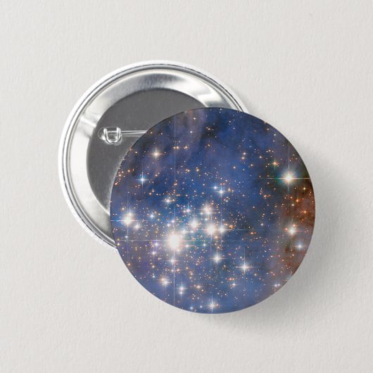 Badge Rond 5 Cm Trumpler Star Cluster 14. (Devant & derrière)