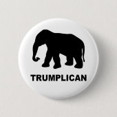 Badge Rond 5 Cm Trumplican popular political (Devant)