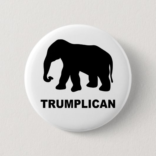 Badge Rond 5 Cm Trumplican popular political (Devant)