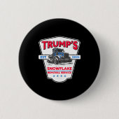 Badge Rond 5 Cm Trump's Snowflake Removal Service Funny Trump 2025 (Devant)