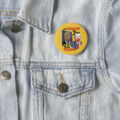 Badge Rond 5 Cm Trumpy le clown (En situation)
