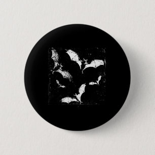 Badge Rond 5 Cm Ts Vampire Horreur Éffrayant Art Halloween Goth Al