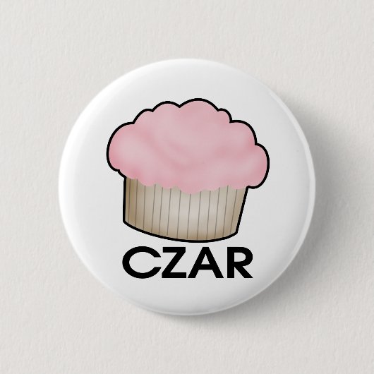 Badge Rond 5 Cm Tsar de petit gâteau (Devant)