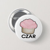 Badge Rond 5 Cm Tsar de petit gâteau (Devant & derrière)