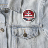 Badge Rond 5 Cm Tschechien Tschechisch Schweizer Schweiz Baum (En situation)