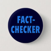 Badge Rond 5 Cm Tshirt FACT-CHECKER (Devant)