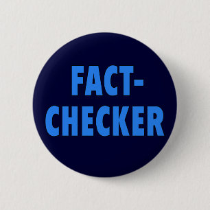 Badge Rond 5 Cm Tshirt FACT-CHECKER
