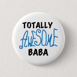 Badge Rond 5 Cm Tshirts et cadeaux Baba absolument géniaux