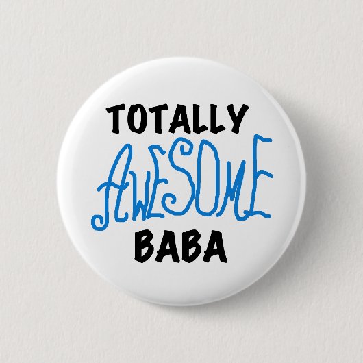 Badge Rond 5 Cm Tshirts et cadeaux Baba absolument géniaux (Devant)
