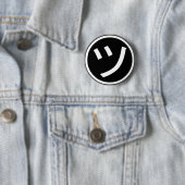 Badge Rond 5 Cm ㋡ Tsu Kana Katakana Smiling Emoji / Emoticon (En situation)