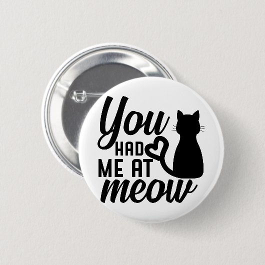 Badge Rond 5 Cm Tu m'as eu à moi (Devant & derrière)