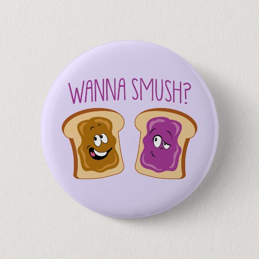 Badge Rond 5 Cm Tu veux Smush ? (Devant)