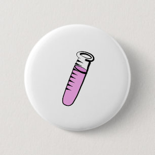 Badge Rond 5 Cm Tube d'essai