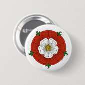 Badge Rond 5 Cm Tudor Rose (Devant & derrière)