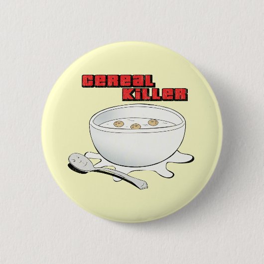 Badge Rond 5 Cm tueur de céréale (Devant)